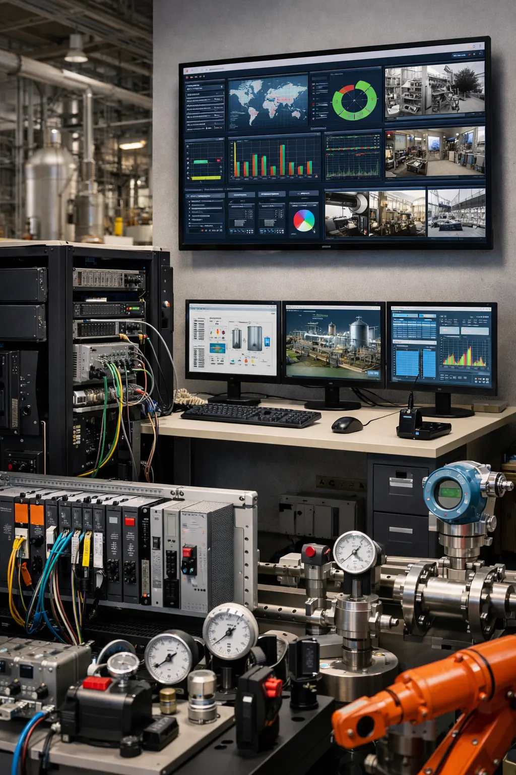 multiple scada operational hardware and software